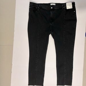 Abercrombie & Fitch Women The Skinny High Rise Black Jeans 36/22S New